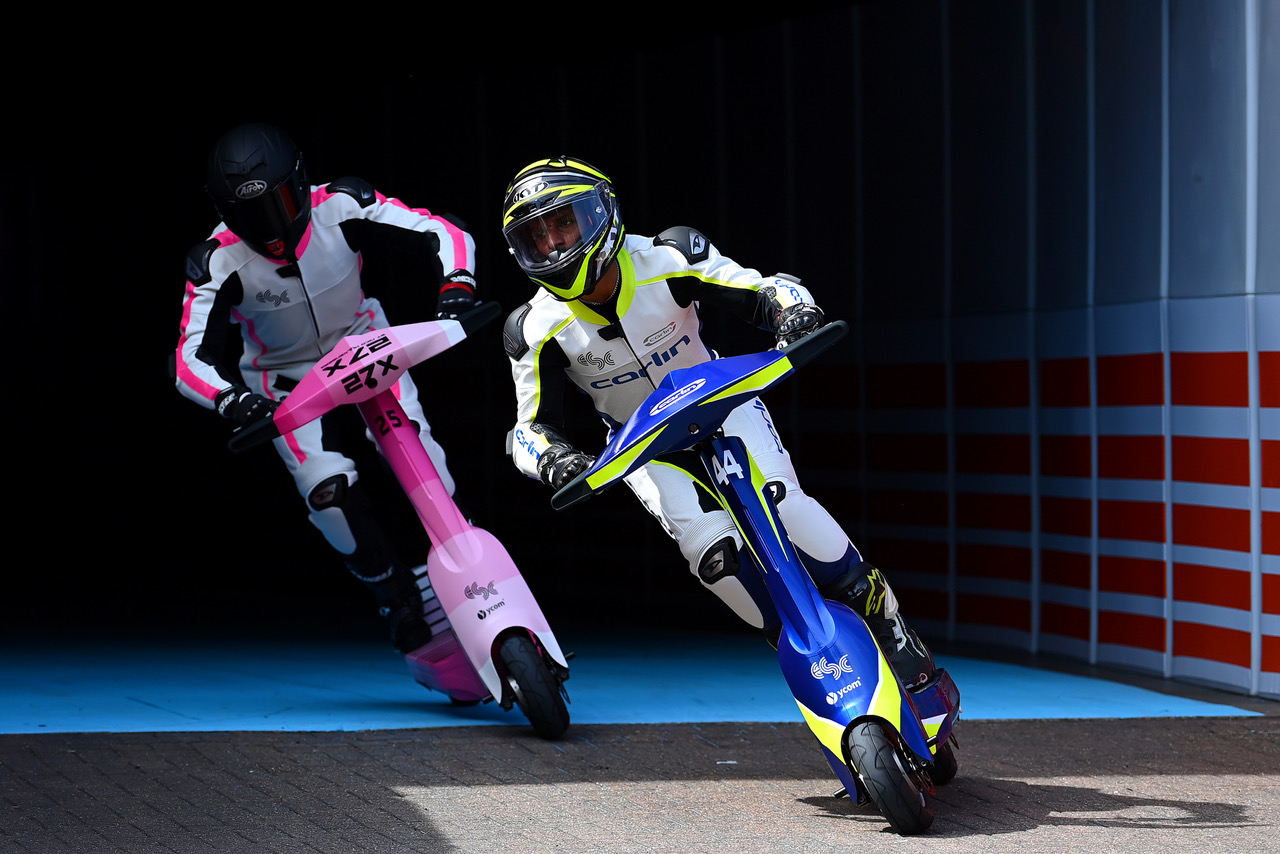 First eSC round demonstrates scooter racing technology- YCOM