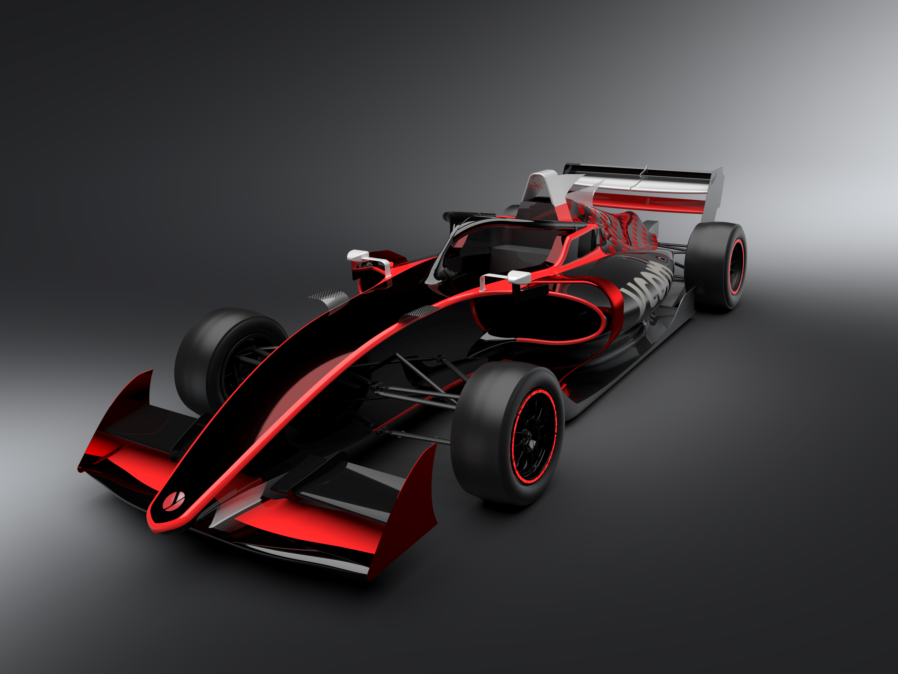 Render of a Formula car